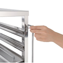 Load image into Gallery viewer, Vogue Gastronorm Racking Trolley 7 Level