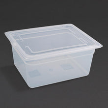 Load image into Gallery viewer, Vogue Polypropylene 1/2 Gastronorm Tray 150mm