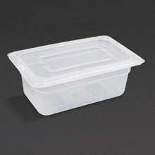 Load image into Gallery viewer, Vogue Polypropylene 1/4 Gastronorm Tray 100mm