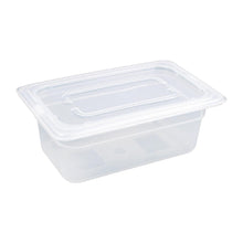 Load image into Gallery viewer, Vogue Polypropylene 1/4 Gastronorm Tray 100mm