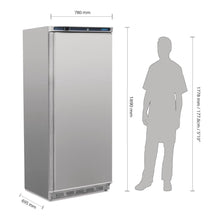 Load image into Gallery viewer, Polar C-Series Upright Freezer Stainless Steel 600Ltr
