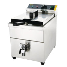 Load image into Gallery viewer, Apuro Single Tank Single Basket Induction Fryer 7.5Ltr
