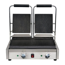 Load image into Gallery viewer, Apuro Bistro Double Ribbed Contact Grill
