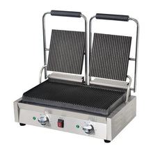 Load image into Gallery viewer, Apuro Bistro Double Ribbed Contact Grill