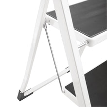 Load image into Gallery viewer, Vogue Folding Step Stool 2 Tread