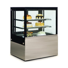 Load image into Gallery viewer, AG Cake Showcase S/S Base 2 Shelves 0.9m - Showroom Stock