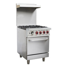 Load image into Gallery viewer, GasMAX Gasmax 4 Burner With Oven Flame Failure GBS4T