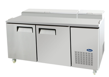 Load image into Gallery viewer, Atosa Double Door Pizza Prep Table Refrigerator