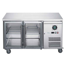 Load image into Gallery viewer, Thermaster FED-X Two Glass Door Bench Fridge XUB7C13G2V