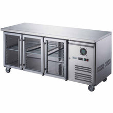 Load image into Gallery viewer, Thermaster FED-X Three Glass Door Bench Fridge XUB7C18G3V