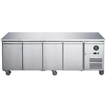 Load image into Gallery viewer, Thermaster FED-X S/S Four Door Bench Fridge XUB7C22S4V