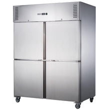 Load image into Gallery viewer, Thermaster FED-X S/S Four Door Upright Freezer XURF1410S2V