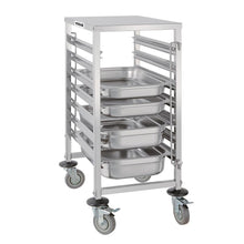 Load image into Gallery viewer, Vogue Gastronorm Racking Trolley 7 Level

