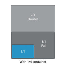 Load image into Gallery viewer, Vogue Clear Polycarbonate 1/4 Gastronorm Lid
