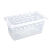Load image into Gallery viewer, Vogue Polypropylene 1/3 Gastronorm Tray 150mm
