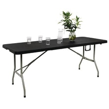 Load image into Gallery viewer, Bolero Centre Folding Utility Table 6ft Black
