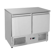 Load image into Gallery viewer, Thermaster Two Door Compact Workbench Fridge GNS900B
