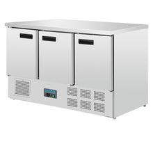 Load image into Gallery viewer, Polar G-Series 3 Door Counter Fridge 368Ltr

