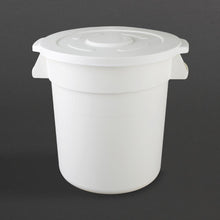 Load image into Gallery viewer, Vogue Polypropylene Round Container Bin White 38Ltr
