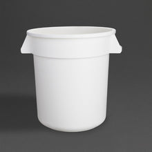 Load image into Gallery viewer, Vogue Polypropylene Round Container Bin White 38Ltr
