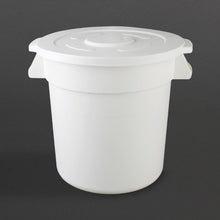 Load image into Gallery viewer, Vogue Polypropylene Round Container Bin White 76Ltr
