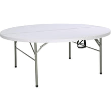 Load image into Gallery viewer, Bolero Round Centre Folding Table 6ft White

