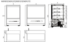 Load image into Gallery viewer, Atosa Upright Square Cake Showcase 1500 Mm
