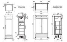 Load image into Gallery viewer, Atosa Double Glass Door Mounted Refrigerator
