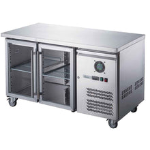 Load image into Gallery viewer, Thermaster FED-X Two Glass Door Bench Fridge XUB7C13G2V
