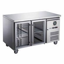 Load image into Gallery viewer, Thermaster FED-X Two Glass Door Bench Fridge XUB7C13G2V
