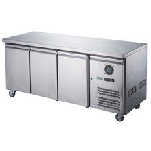 Load image into Gallery viewer, Thermaster FED-X S/S Three Door Bench Freezer XUB7F18S3V
