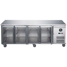 Load image into Gallery viewer, Thermaster FED-X Four Glass Door Bench Fridge XUB7C22G4V
