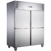 Load image into Gallery viewer, Thermaster FED-X S/S Four Door Upright Freezer XURF1410S2V
